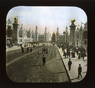 Brooklyn Museum: Visual materials [6.1.015]: Paris Exposition lantern slides.