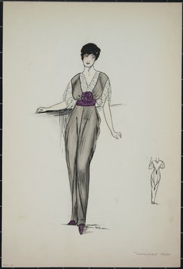 Brooklyn Museum: Fashion and Costume Sketch Collection, 1912-1950.