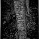 Copan. Stela P, West Face.