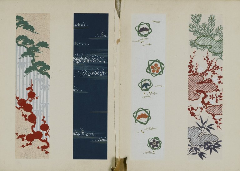 Brooklyn Museum: Hana shishu / [chosha Kawarazaki Kodo]. Classical patterns for dyeing.