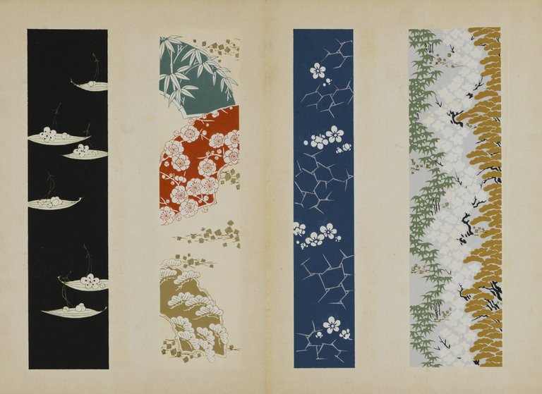 Brooklyn Museum: Hana shishu / [chosha Kawarazaki Kodo]. Classical patterns for dyeing.