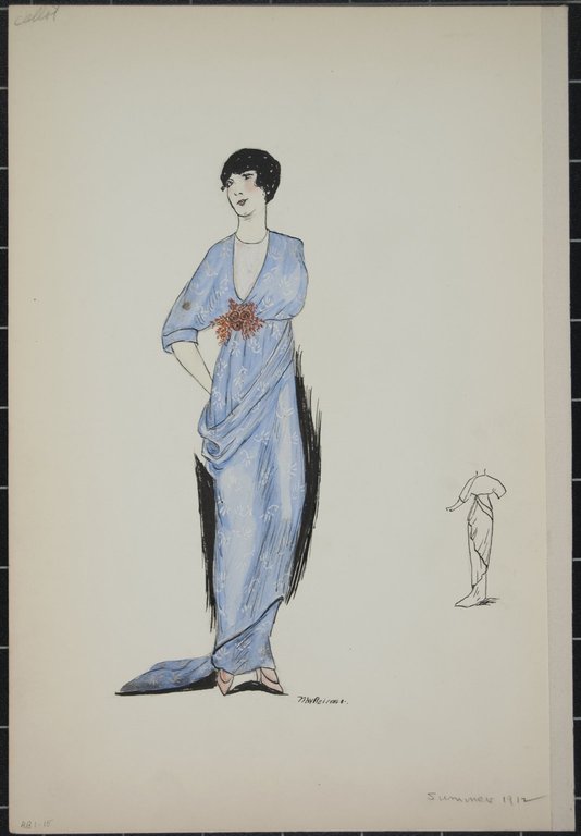 Brooklyn Museum: Fashion and Costume Sketch Collection, 1912-1950.