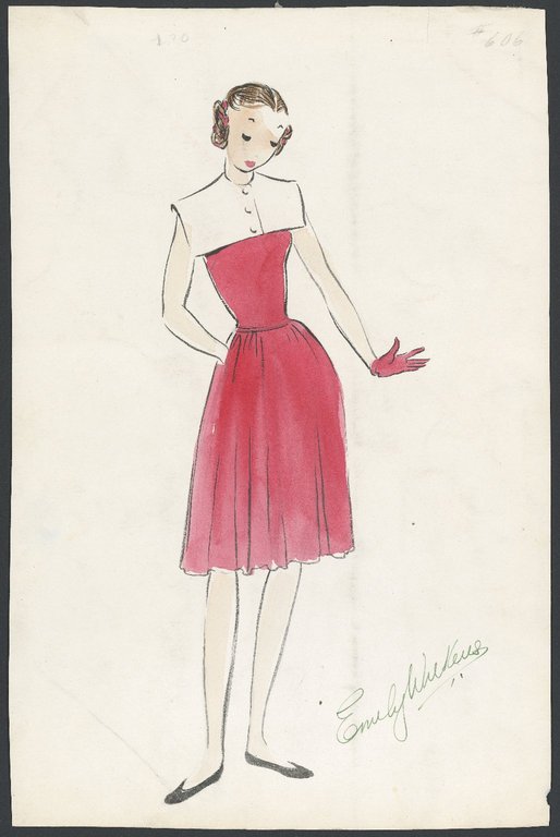 Brooklyn Museum: Fashion and Costume Sketch Collection.