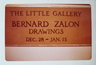 Brooklyn Museum: Drawings by Bernard Zalon