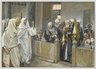 Brooklyn Museum: The Chief Priests Ask Jesus by What Right Does He Act in This Way (Les princes des prêtres interrogent Jésus de quel droit il agit)