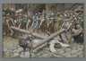 Simon the Cyrenian Compelled to Carry the Cross with Jesus (Simon de Cyr&Atilde;&uml;ne contraint de porter la Croix avec J&Atilde;&copy;sus)
