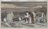 Brooklyn Museum: The Disciples Having Left Their Hiding Place Watch from Afar in Agony (Les disciples ayant quitté leur retraite assistent de loin au supplice)