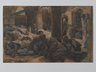 Brooklyn Museum: The Magdalene Runs to the Cenacle to Tell the Apostles that the Body of Jesus is No Longer in the Tomb (Madeleine court au cénacle et avertit les apôtres que le corps de Jésus n'est plus dans le tombeau)