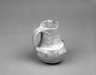 Pitcher with Black on White Design