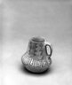 Black on White Pitcher