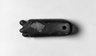 Brooklyn Museum: Dark Brown Engraved Turtle Totem Pendant