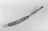 Carved Soapberry Spoon with Flat Spatulate Serving End (Huklishutl)
