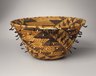 Brooklyn Museum: Girl's Coiled Dowry or Puberty Basket (kol-chu or ti-ri-bu-ku)