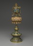 Buddhist Ritual Object in Form of a Canopy on Lotus Base