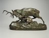 Brooklyn Museum: Wolf Holding a Stag by the Throat (Loup tenant un cerf à la gorge)