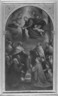 Two-sided Processional Banner
Obverse: The Annunciation
Reverse: Apparition of the Virgin with the Carmelite Scapular