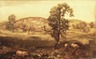 Landscape with Pigs (Autumn Landscape)