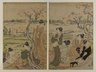 A View of Blossoms on the Bank of the Sumida