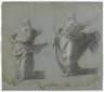 Studies for "Saul Reproved by Samuel for Not Obeying the Commandments of the Lord"