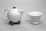 Coffee Pot with Lid and Drip Spout