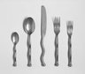 Brooklyn Museum: Salad Fork from a 5 Piece Place Setting, Sphere Pattern