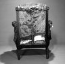 Brooklyn Museum: Armchair (Egyptian Revival style)