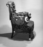 Brooklyn Museum: Armchair (Egyptian Revival style)