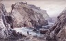 Brooklyn Museum: Seascape with Two Figures: Tintagel, Cornwall, England