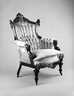 Brooklyn Museum: Armchair (Renaissance Revival style)