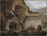 Brooklyn Museum: Washerwomen in the Ruins of the Colosseum