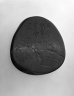 Inkstone with a Design of Plum Blossoms and Inscription by Wu Changshi