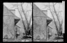 Rem Lefferts House, West Gable, Rear, Fulton Street opposite Arlington Place near Bedford, Brooklyn