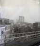 Brooklyn Bridge and Elevated Road to Fulton Ferry