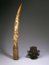 Brooklyn Museum: Side-Blown Horn with Figurative Base (Oko)