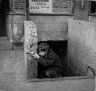 [Untitled] (Boys Playing Cops and Robbers on Cellar Stairs)