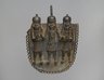 Waist Pendant with Oba and Two Attendants