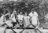 Four People at the Barbecue, Bay Ridge, Brooklyn, NY