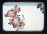 Small Card Decorated with Chrysanthemums and Morning Glory