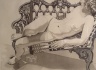 Nude on a Silver Bench