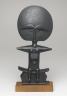 Pair of Akuaba Figures Seated on a Stool