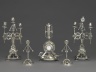 Candlestick, Part of a Five Piece Clock Garniture