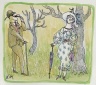 Untitled (Couple Exchanging Flirtatious Glances)