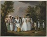 Free Women of Color with Their Children and Servants in a Landscape