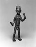 Brooklyn Museum: Male Nude Holding Knife and Horn