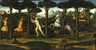 Forest Scene from the Tale of Nastagio degli Onesti, in Boccaccio