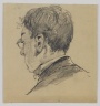 [Untitled] (Sketch of Back of Man