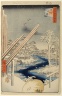Fukagawa Lumberyards, No. 106 from One Hundred Famous Views of Edo