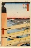 Nihonbashi Bridge and Edobashi Bridge (Nihonbashi to Edobashi), No. 43 from One Hundred Famous Views of Edo