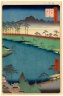 Kumano Junisha Shrine, Tsunohazu, No. 50 in One Hundred Famous Views of Edo