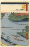 Brooklyn Museum: Nakagawa River Mouth, No. 70 from One Hundred Famous Views of Edo